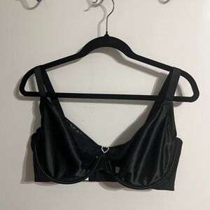 💜 40DDD Adore me Elegant Black Satin Bra